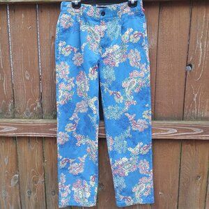 Houston White for Target Paisley Chino Pants Sz. S NWT